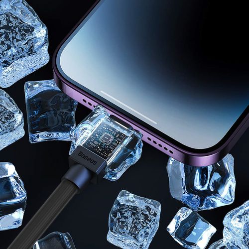 kabel przewód do iphone coolplay usb - lightning 2.4a 2m czarny na Arena.pl