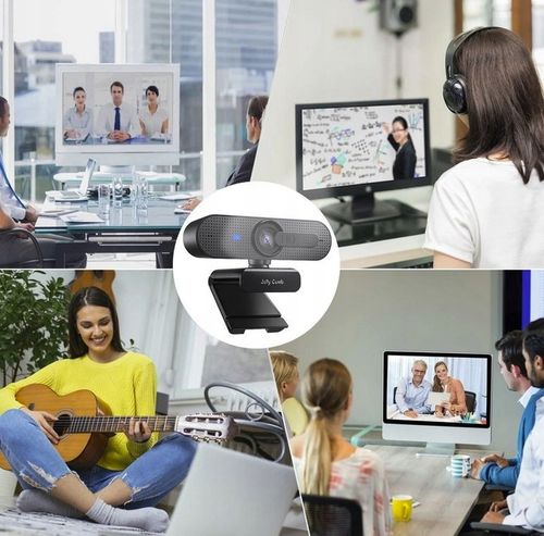 Kamera Jelly Comb FULL HD 1080P internetowa z Mikrofonami Stereo R23-1509 na Arena.pl
