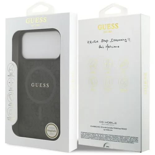 etui guess 4g ring classic logo magsafe  do iphone 17 pro max - czarne na Arena.pl