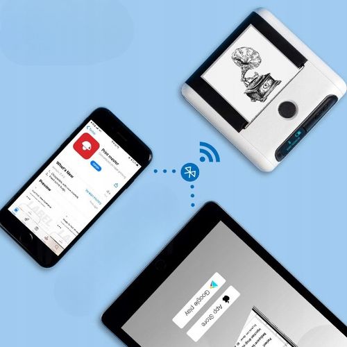 Phomemo M200 drukarka etykiet termicznych samoprzylepnych biała Android IOS na Arena.pl