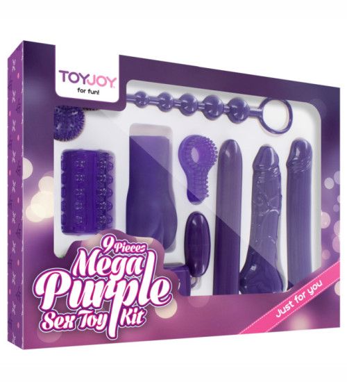 Zestaw erotyczny Mega Purple zdjęcie 1