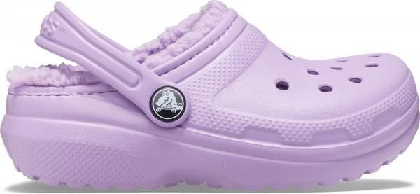 Dziecięce Ocieplane Buty Klapki Chodaki Crocs Classic Lined Clog 27-28 zdjęcie 3