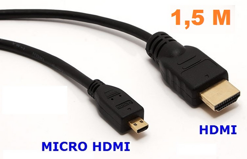 Kabel HDMI - micro HDMI v1.4 1,5m na Arena.pl