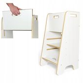 Pomocnik Kuchenny Kitchen Helper Dla Dzieci MONTESSORI Podest PREMIUM