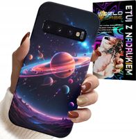 ETUI DO SAMSUNG GALAXY S10 PLUS - KOSMOS PLANETY GWIAZDY GALAKTYKA PLECKI