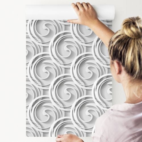 Tapeta Abstrakcyjny Wzór Geometryczny 3D na Arena.pl