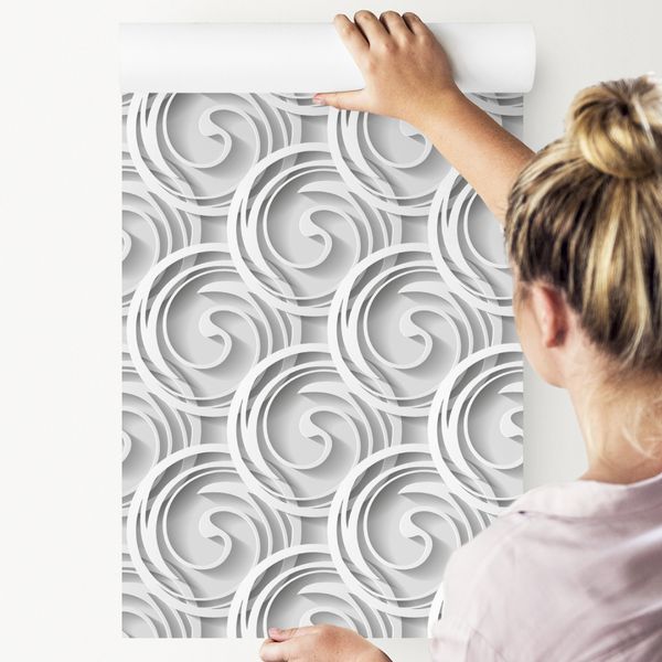 Tapeta Abstrakcyjny Wzór Geometryczny 3D zdjęcie 4