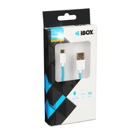 Kabel USB-A na microUSB-B iBox MD3A 1m niebieski