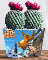 Doniczka do kwiatów/roślin - Grizzy i Lemingi