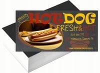 Wizytówki firmowe 100szt WIELE RÓŻNYCH WZORÓW do wyboru HOT DOG FRESH