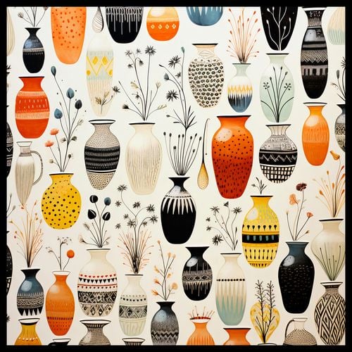 Plakat 50x50cm Symfonia Wazonów na Arena.pl