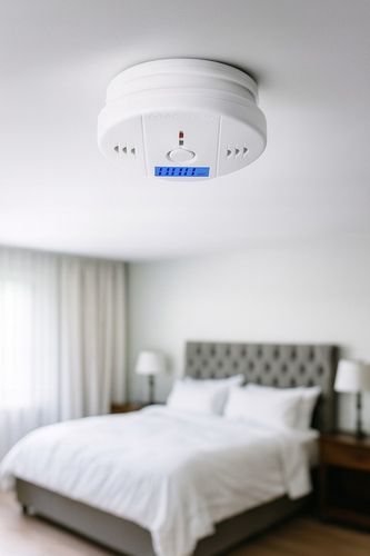 CZUJNIK CZUJKA CZADU TLENKU WĘGLA - CO- BEZPRZEWODOWY GŁOŚNY RIWALL na Arena.pl