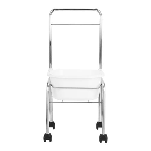 Brodzik do pedicure na kółkach chrom na Arena.pl