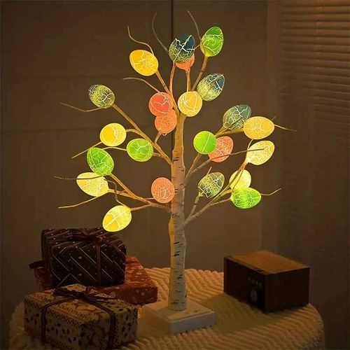 Drzewko świecące LED 60cm ozdoba dekoracje świąteczne brzoza biała 24 diody na Arena.pl