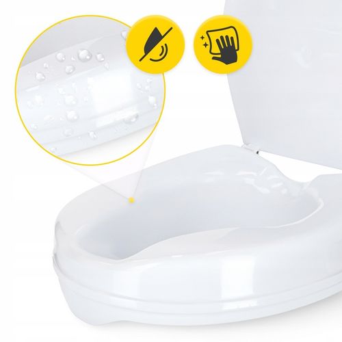 NASADKA NAKŁADKA TOALETOWA PODWYŻSZAJĄCA NA SEDES Z KLAPĄ DESKA WC 5 CM na Arena.pl