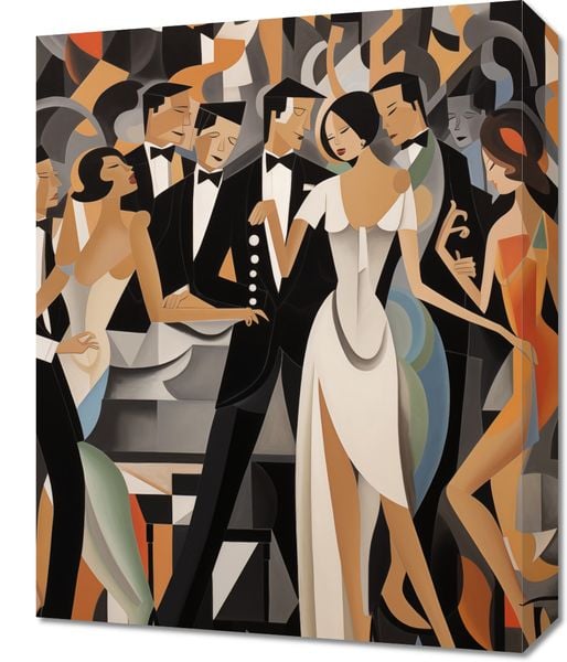Obraz 40x50cm Bal w Art Deco zdjęcie 1