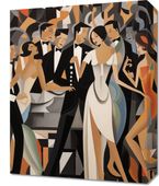 Obraz 40x50cm Bal w Art Deco