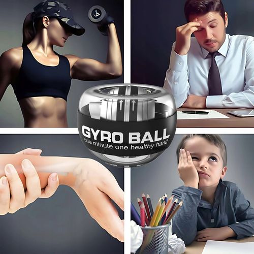 Powerball Kula Żyroskopowa Licznik LED do ćwiczeń nadgarstka Ściskacz RGB na Arena.pl