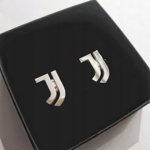 Spinki do koszuli mankietów Juventus srebro na Arena.pl