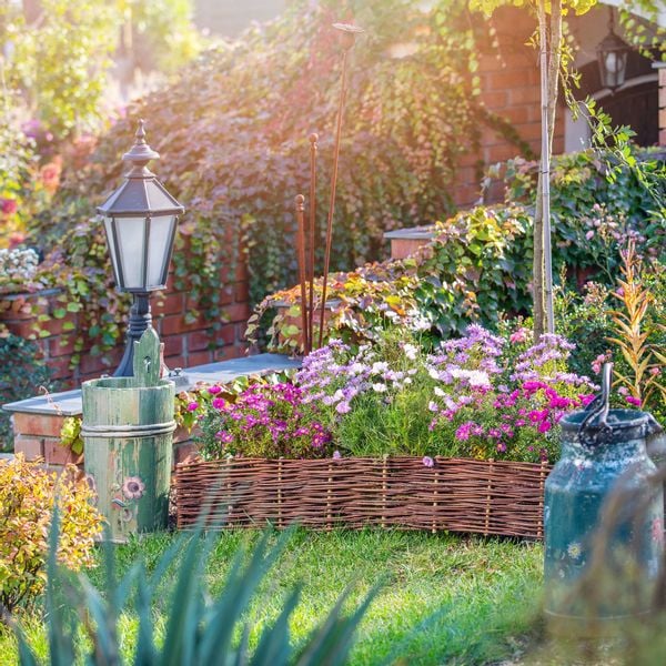 Palisada Ogrodowa 120x40cm Płotek Wiklinowy 5szt zdjęcie 4