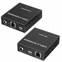 Extender USB za pomocą konwenter LAN Spacetronik SPU-EX02 transmiter 3.0