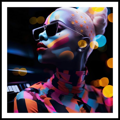 Plakat 60x60cm Melodia Bijąca z Duszy na Arena.pl
