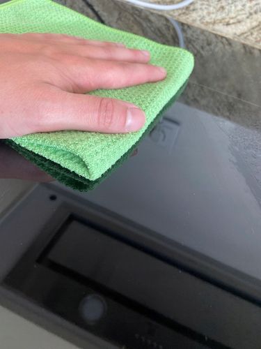 CarGlowGoods Storm mikrofibra waflowa do szyb w aucie szkła okien 40x40 3x na Arena.pl