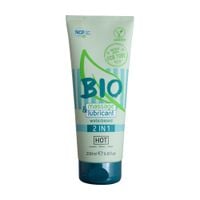 lubrykant wodny bio massage & lubricant waterbased 2in1 200ml hot