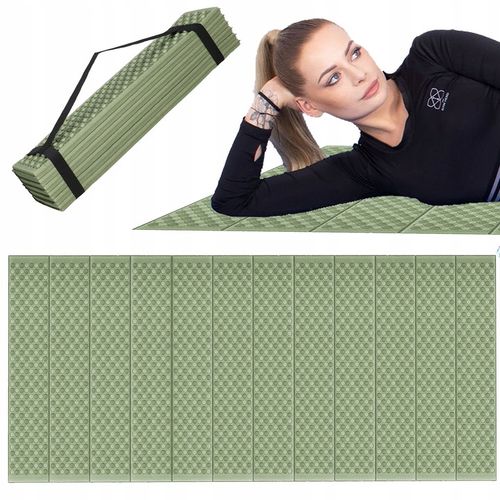 KARIMATA MATA TERMICZNA IZOLACYJNA SKŁADANA DO SPANIA TURYSTYCZNA NA BIWAK na Arena.pl