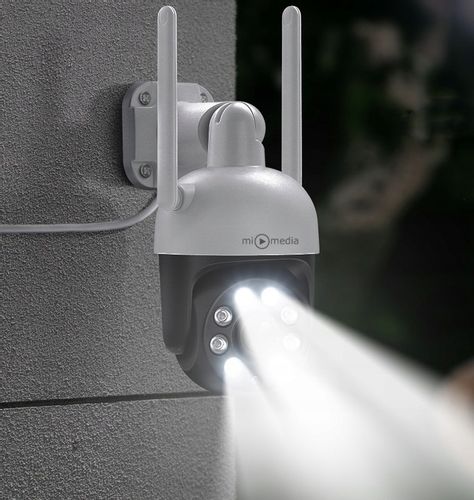 KAMERA ZEWNĘTRZNA OBROTOWA IP WiFi 4X ZOOM 4MPx 4MP DETEKCJA SMART HD ICSEE na Arena.pl