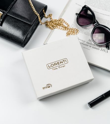 skórzany portfel damski w motyle - lorenti na Arena.pl