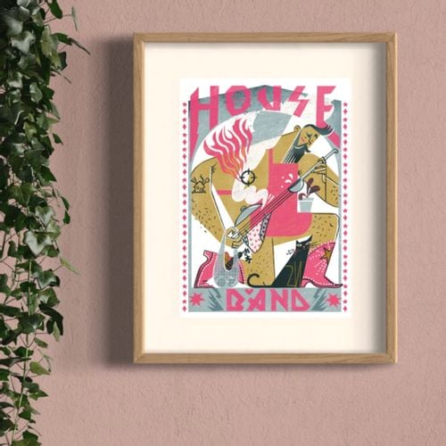 Houseband - plakat A3 na Arena.pl