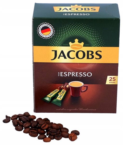 Kawa rozpuszczalna Jacobs Espresso w saszetkach 3x25 saszetek 45g z Niemiec zdjęcie 8