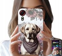 ETUI DO SAMSUNG GALAXY XCOVER 7 - PIESEK PIESKI HUSKY PSIE WZORY + SZKŁO