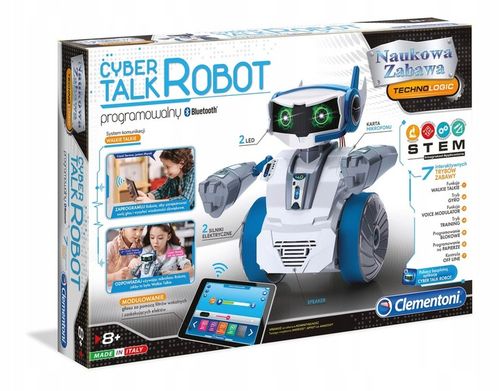 CLEMENTONI EDUKACYJNY MÓWIĄCY CYBER ROBOT programowalny dla dzieci +8 lat na Arena.pl
