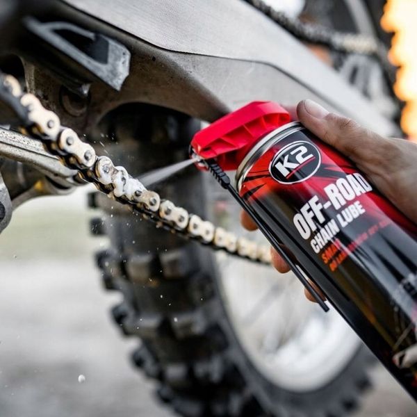 ZESTAW K2 SMAR + ZMYWACZ DO CZYSZCZENIA ŁAŃCUCHA MOTOCYKLOWEGO ROWEROWEGO zdjęcie 11