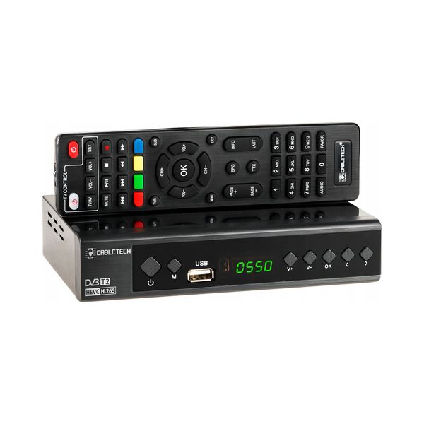 Tuner DVB-T2 DVB-C Hevc H.265 10bit dekoder tv naziemnej Cabletech zdjęcie 1