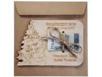 BON podarunkowy BON świąteczny KARTKA świąteczna Prezent na święta