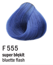 Allwaves Cream Color farba do włosów, koloryzacja trwała, 100 ml F555 super błękitny zdjęcie 1