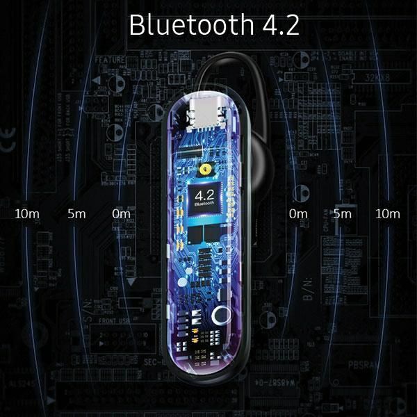 beline słuchawka bluetooth lm01 biała/white zdjęcie 5