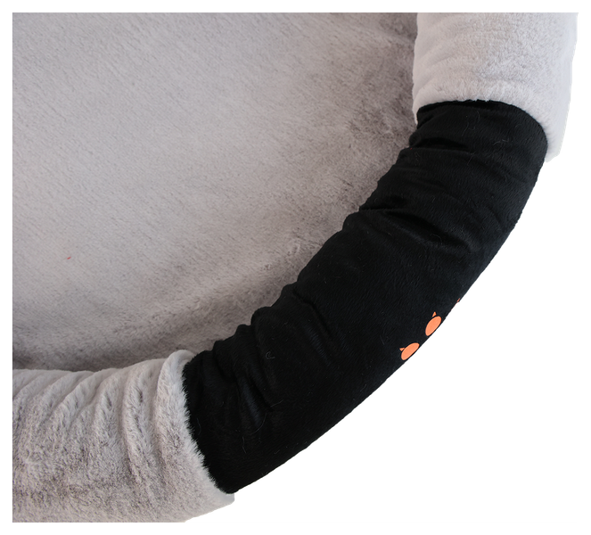 Legowisko dla psa owalne szare M PAW 48x48cm zdjęcie 4