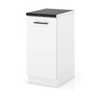 Szafka Kuchenna Stojąca Z Blatem Modułowa 40cm Spremium Biały Mat