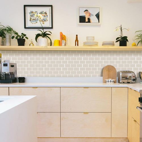 Płytki ścienne samoprzylepne 3D WoStick retro subway kawa 10 szt. 1,2 mm na Arena.pl