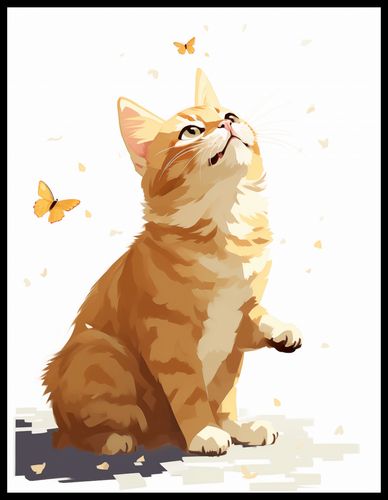Plakat 50x65cm Motyle i Marzenia na Arena.pl