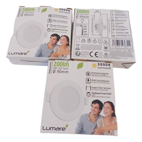 Reflektor punktowy LED  4W 200lm 90mm 3szt na Arena.pl