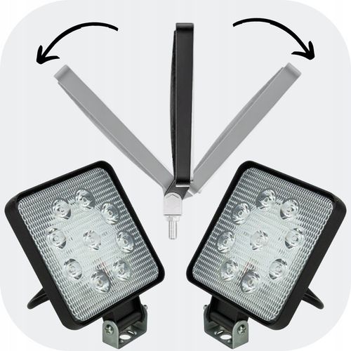 LAMPA LEDOWA ROBOCZA IP 65 SZPERACZ LED 12V LAMPY HALOGENY SAMOCHODOWE na Arena.pl