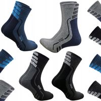 4x SKARPETY Bawełniane Termiczne męskie skarpetki grube CIEPŁE ZIMOWE 40-44