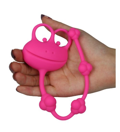 Różowa żabka analna zdjęcie 3