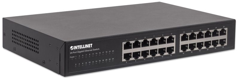INTELLINET GIGABIT SWITCH 24X 10/100/1000 RJ45 DESKTOP/RACK 561273 zdjęcie 3