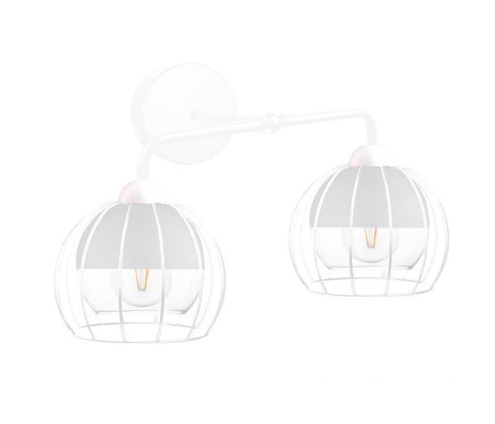 Kinkiet 2xE27 SOLO WHITE zdjęcie 1